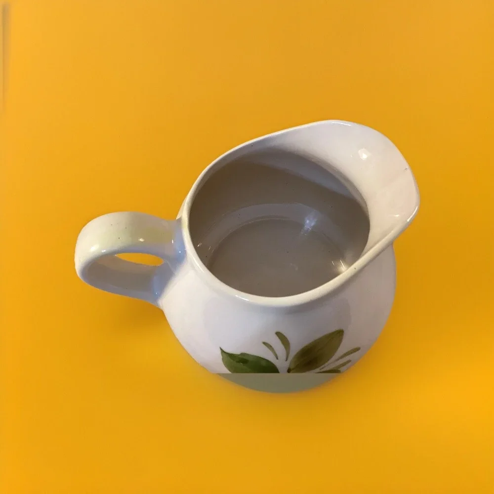 Vintage Hand Painted Water Gravy Pitcher Portugal‎ Decorative Collectible